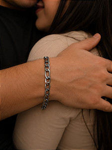 Pulseira Masculina Aço 21,5cm