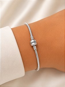 Pulseira Berloque Prata 20cm