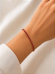 Pulseira Vermelha Riviera 20cm