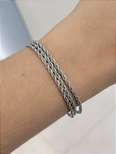 Pulseira Tripla Cordão Baiano