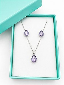 Conjunto gota lavanda