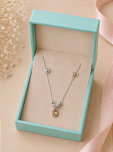 Conjunto doce leite bolinha