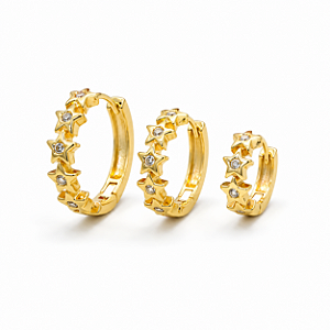 Trio argola estrela