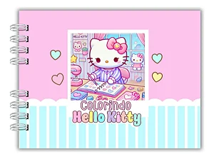 LIVRO DE DESENHOS PARA COLORIR - HELLO KIT