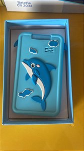 CELULAR INFANTIL COM CAPA PROTETORA