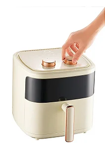 AIR FRYER FRITADEIRA ELETRICA 4.7L 1350W 220V (BEGE) ONISTEK ON-FT103