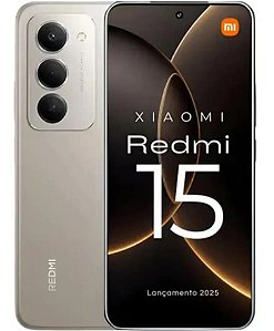 CELULAR XIAOMI REDMI 15 8GB / 256GB ARMAZENAMENTO (NOVO)