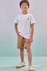 CAMISETA MC E BERMUDA BRANCO