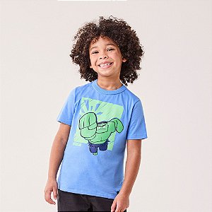 T-SHIRT HULK AZUL BIMBI