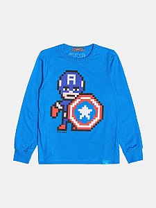 T SHIRT ML LICENCIADO DISNEY 10 AZUL PORCELANA