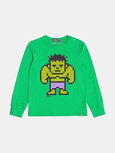 T SHIRT ML LICENCIADO MARVEL 10 VERDE BANDEIRA