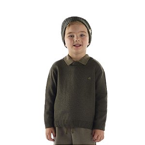 BLUSAO EM TRICOT MENINO VERDE UP BABY