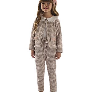 CALCA EM MALHA TWEED 10 112511 ROSA BEBE