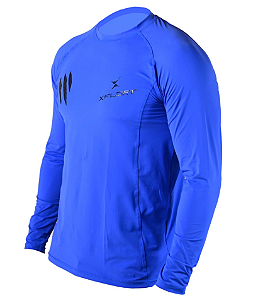 Camiseta Lycra UV Manga Longa XFloat - Azul
