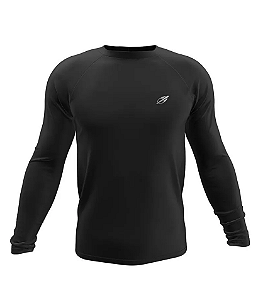 Camiseta Lycra UV Manga Longa Mormaii - Preto
