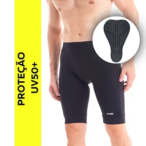 Bermuda Ciclista Masculino com Espuma