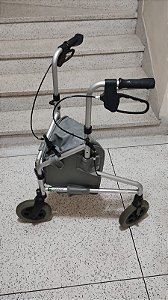 Andador 3 Rodas, Freio e Cesto