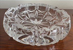 Antigo Cinzeiro em Cristal Incolor