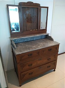 Cômoda de 4 Gavetas Estilo Provençal Anos 30