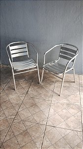 Cadeiras Poltronas de Alumínio Para Área Externa