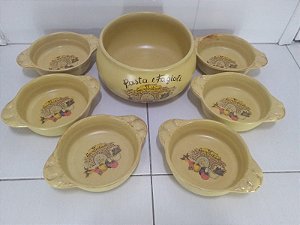 Cumbuca Tijela Para Espaguete 7 Peças