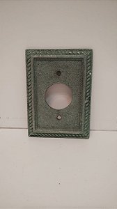 Espelho de Tomada em Bronze Cinza