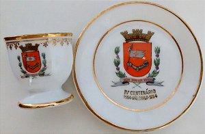 Conjunto Comemorativo Porcelana do IV Centenário de São Paulo