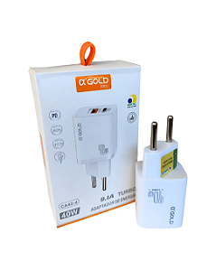 Fonte Turbo C/USB 40W A’Gold