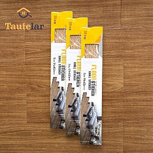 Piso Vinilico Auto-colante Chão Impermeável Caixa 5m² - Peroba