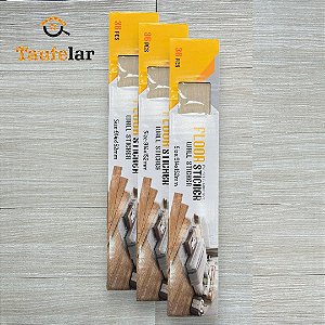 Piso Vinilico Auto-colante Chão Impermeável Caixa 5m² - Marfim