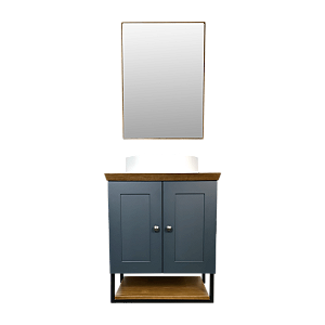 Conjunto para Banheiro Nordic 60cm Completo - Petroleo