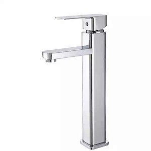 Torneira Banheiro Lavabo Misturador Monocomando Alta - Cromado