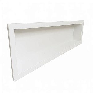 Nicho para Banheiro Embutir 30x90 Metasul - Branco
