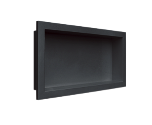 Nicho para Banheiro Embutir Vulcano 30x60 Metasul - Preto