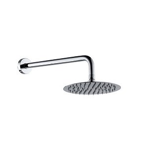 Ducha Chuveiro Frio Slim Redondo Inox S1009 20cm - Cromado