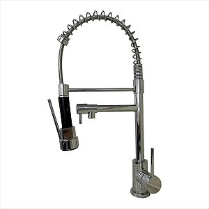 Torneira Gourmet Cozinha 50cm Monoc Flex Bancada - Cromada