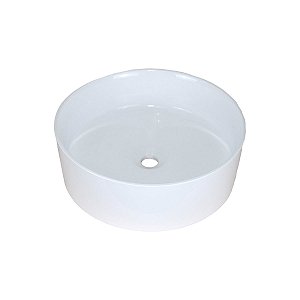 Cuba Bicolore Redonda 35cm Mazzu - Branco/Branco