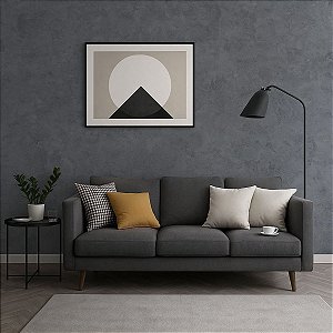 Papel de Parede Adesivo Autocolante 5m - Cimento Queimado