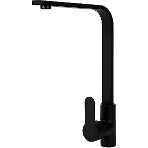 Torneira Monocomando Cozinha Alta Black F1053b - Preto