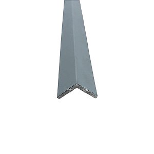Cantoneira de Parede Poliestireno 2,5cm Cinza Barra 1 Metro