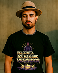 Camiseta em Cristo sou mais que vencedor