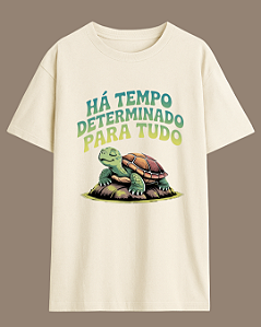 Camiseta Oversized - Há tempo determinado para tudo