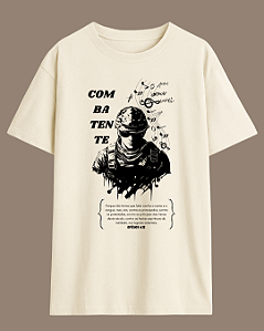 Camiseta Combatente Efésios 6:12 Over