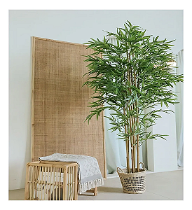 Bambu Artificial Tronco Natural Planta Grande Decoração Para Sala Com 1.80 Metros