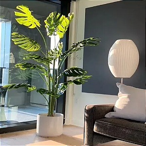 Planta Artificial Monstera Costela De Adão Com 1.70 Metros Decoração Sala Escritório