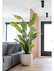 Bananeira Viajante Artificial Toque Real 2.10m Premium