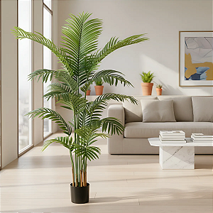 Palmeira Artificial Realista Coqueiro Para Decoração 1.50m