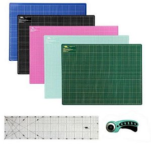 Base de Corte Dupla Face Patchwork 45x30cm