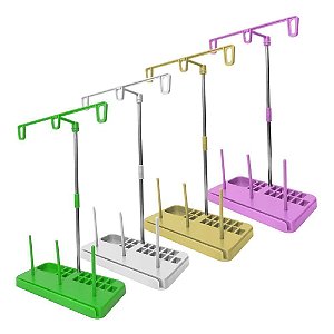 Suporte Retros Bobina Régua e Porta Fio