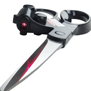 Tesoura Com Mira Laser TES-666